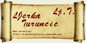 LJerka Turunčić vizit kartica
